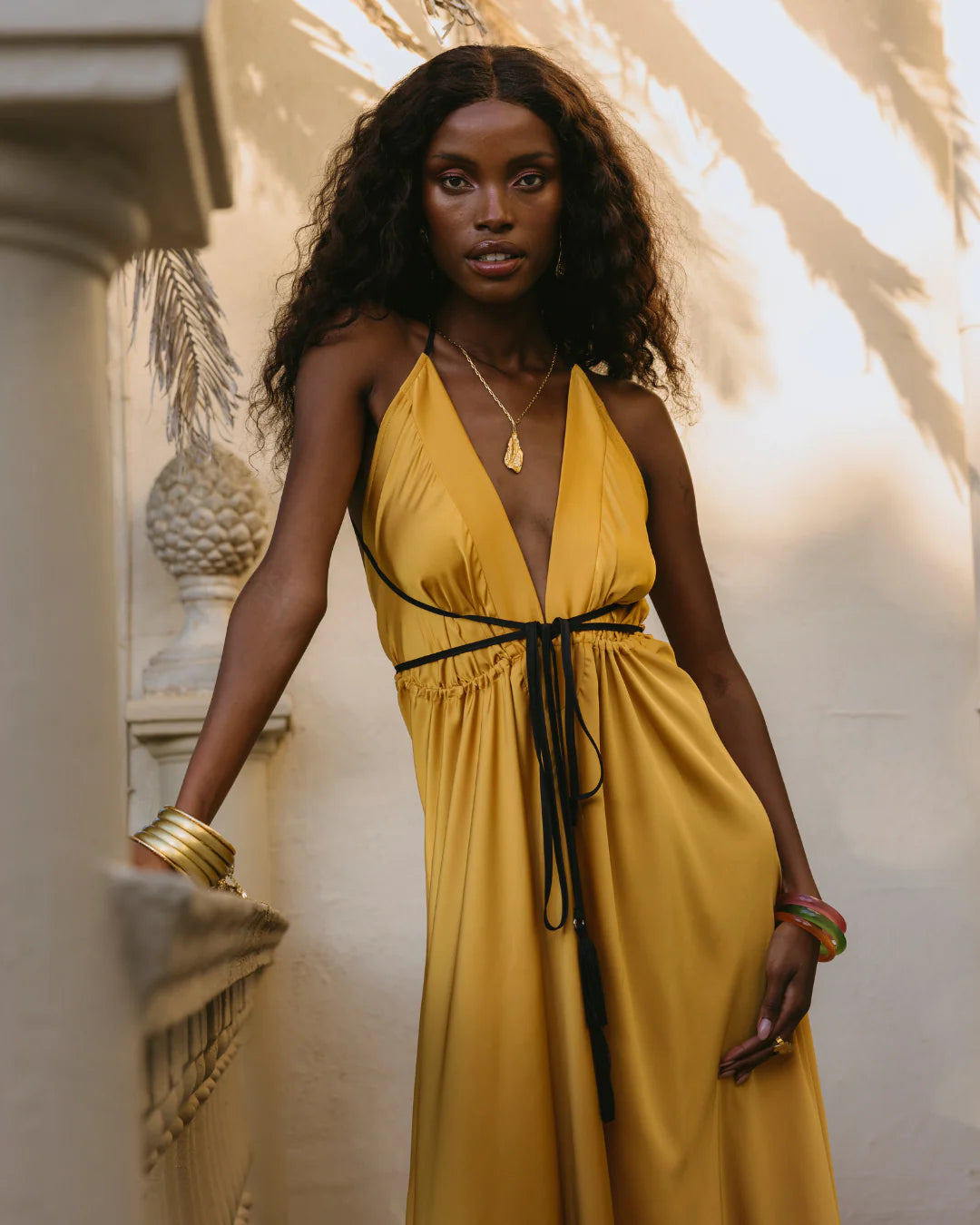 Ibiza Dress Turmeric – THE LOT COLLECTIVE