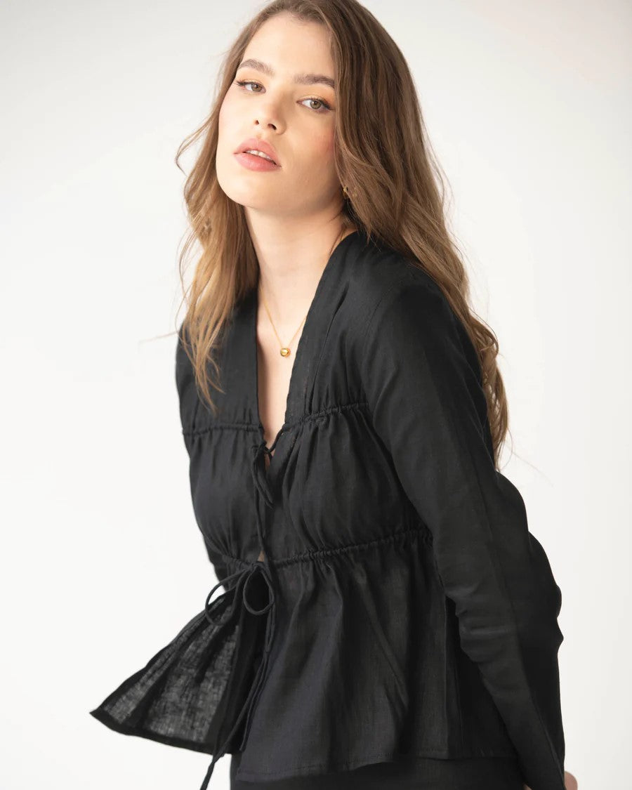 The Becca Top Black