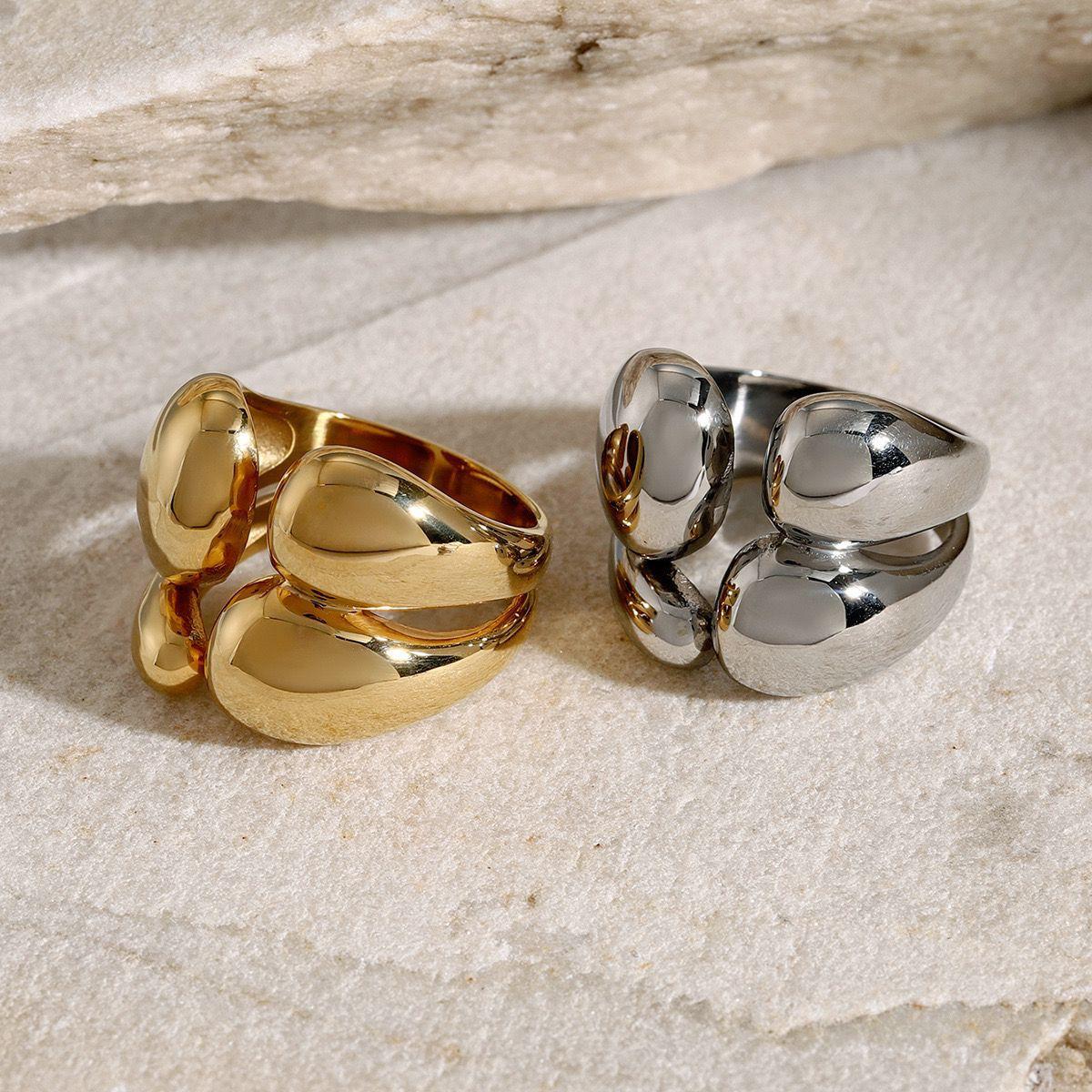 Harmony 18k Plated Gold Ring