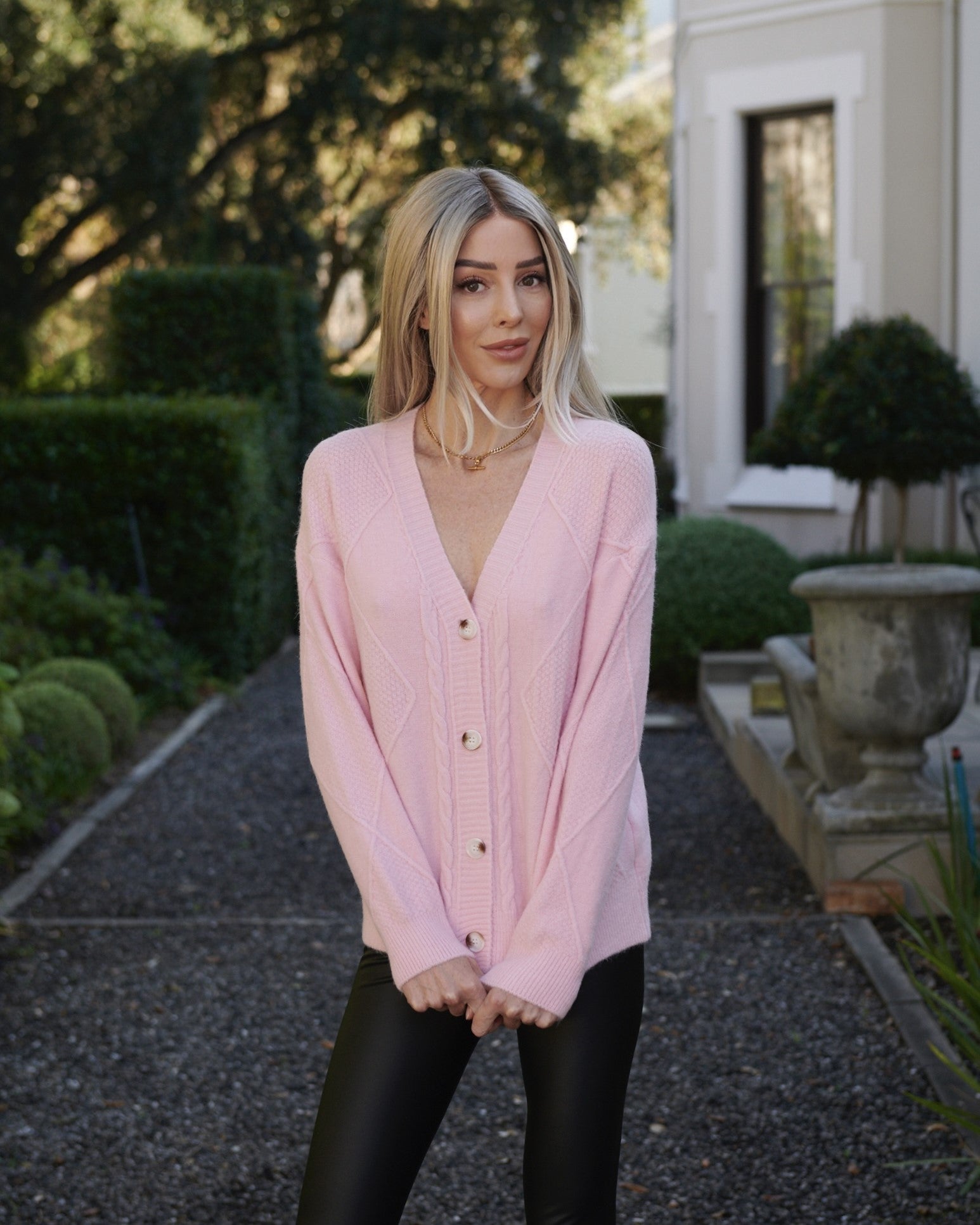 With Love Cardigan Pink