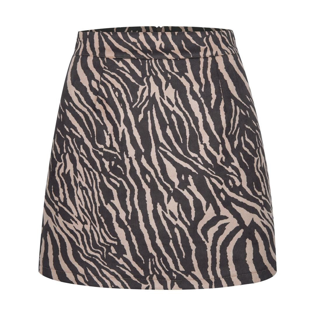 Into The Wild Mini Skirt Zebra