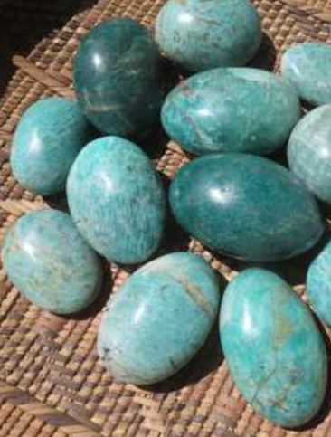 Polished Amazonite Gallets Madagascar