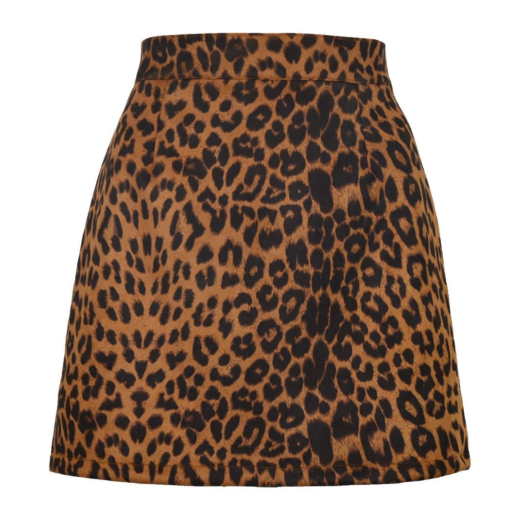 Into The Wild Mini Skirt Leopard