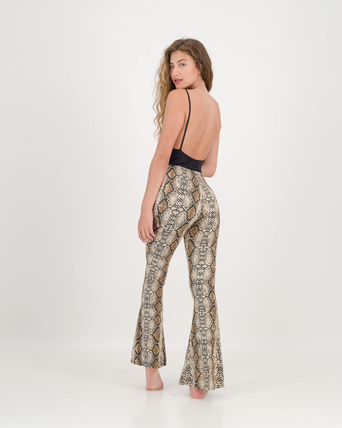 Jungle Babe Flare Pants Snake