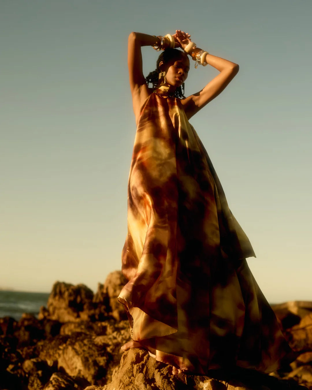 Aquarius Dress Sunset