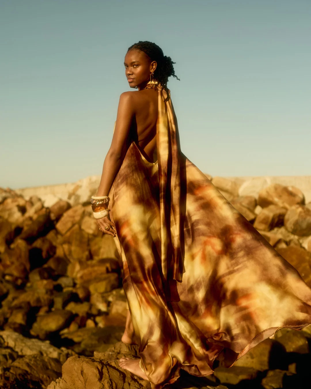Aquarius Dress Sunset