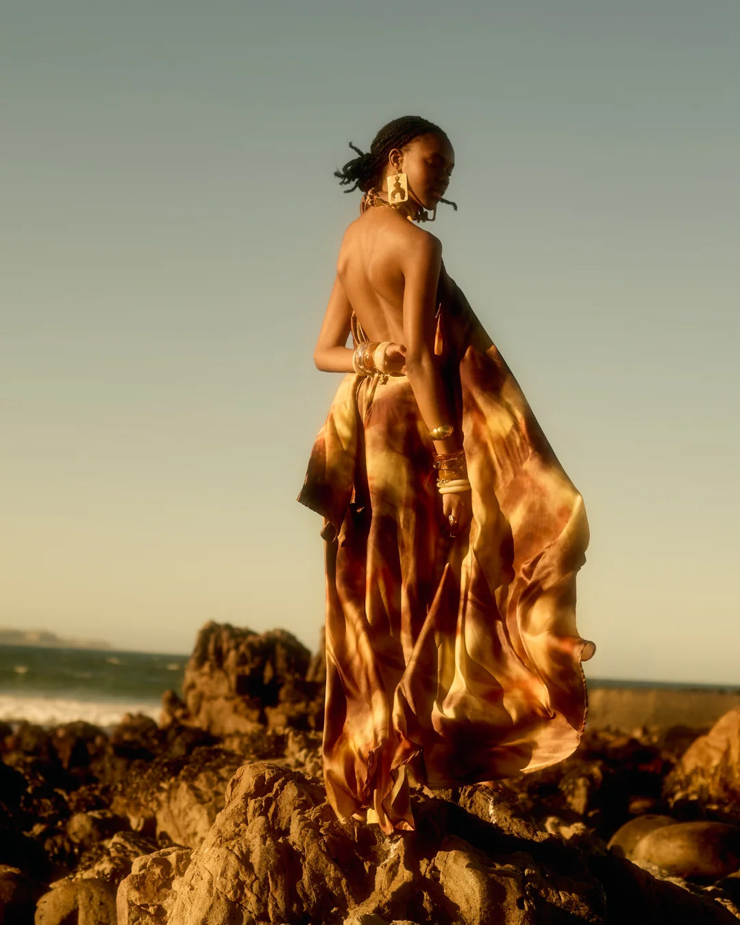 Aquarius Dress Sunset