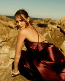 Ibiza Dress Burgundy