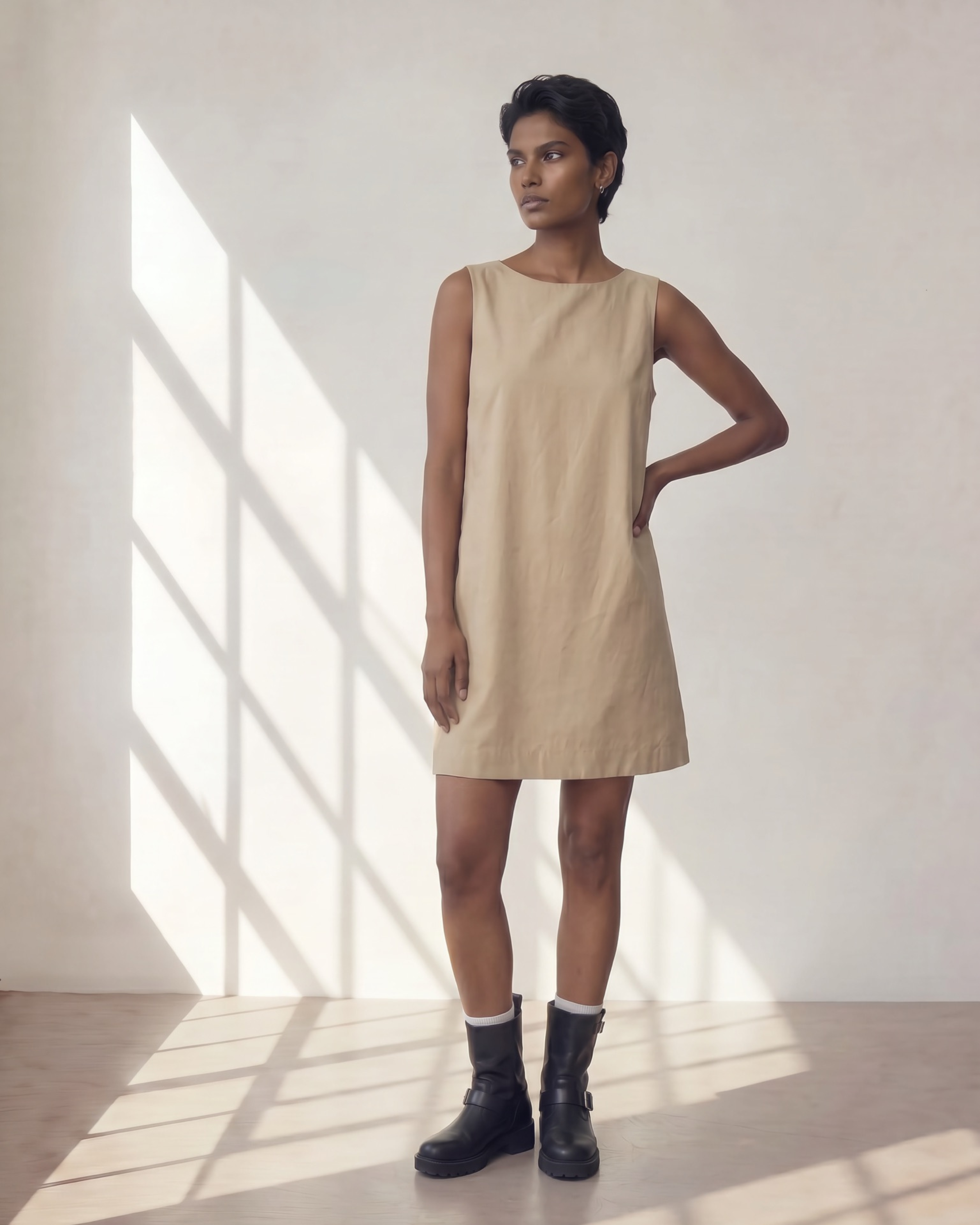 Ruva Dress Beige