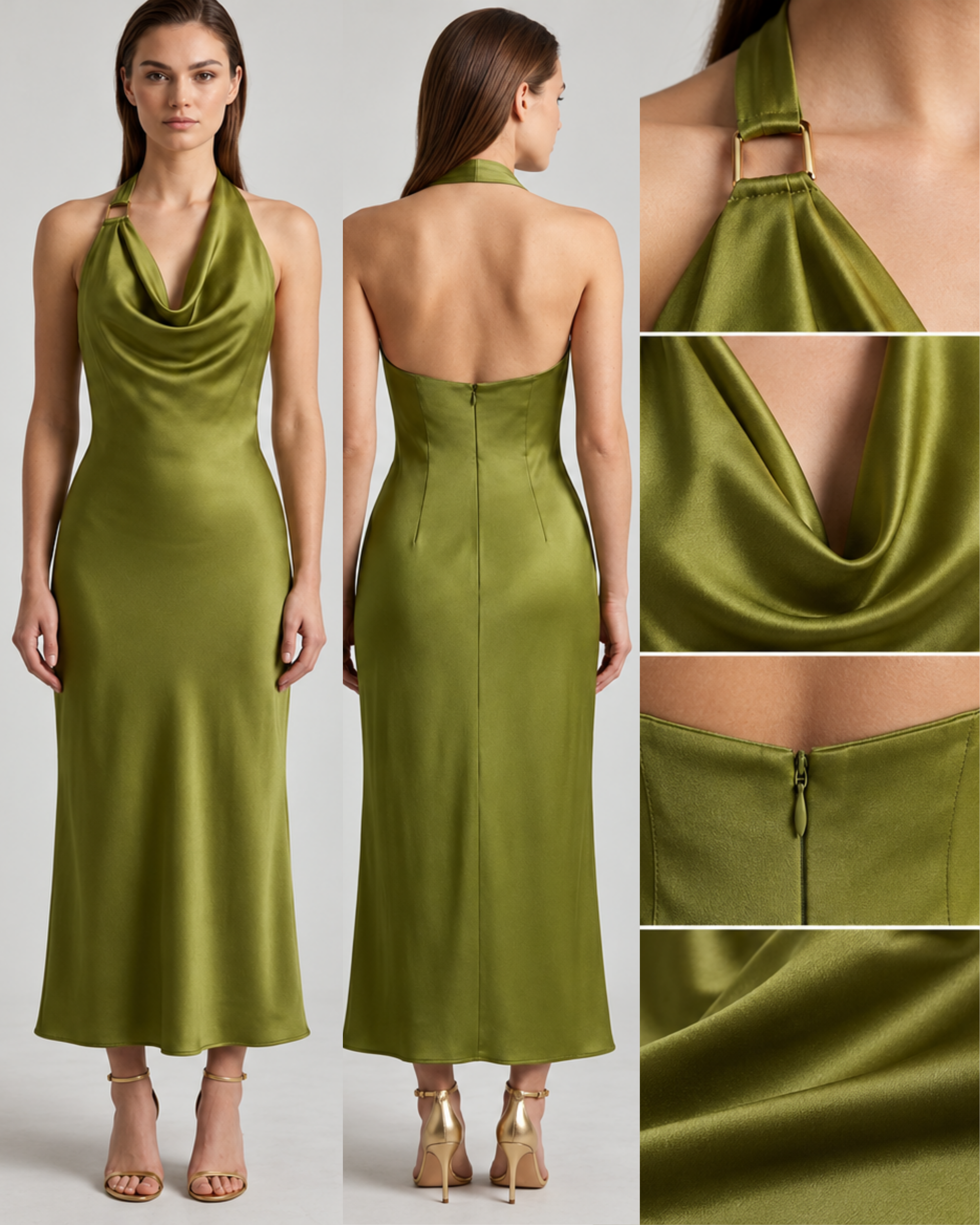 Moss & Moon Dress Olive
