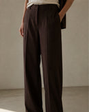 Cocoa Command Tailored Pants  Brown