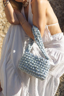 Oceana Crochet Bag Blue