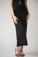 The Maxi Pencil Skirt Black