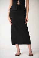 The Maxi Pencil Skirt Black