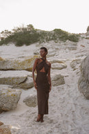 The Storm Dress Brown