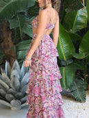 Elise Frill Maxi Skirt La Granada