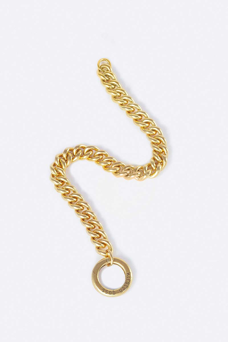 LB016G Curblink Chain Bracelet