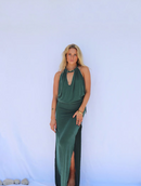 Nassau Dress Long Emerald