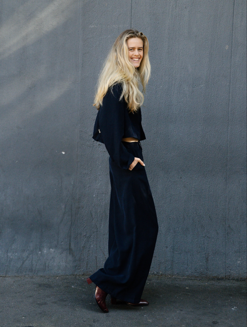 Ada Pants Navy