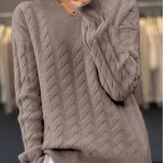 Weekend In Cable Knit Brown