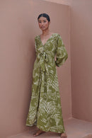 Cassis Dress Dappled Olive