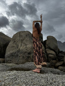 Jaipur Maxi Dress Brown Paisley