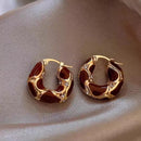 Two Dimension Earrings Nude