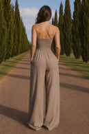 The Sofia Jumpsuit Stone
