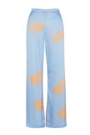 Corsica Palazzo Pants Orange Shells & Sand