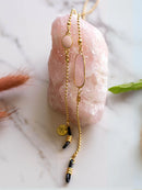 Crystal C Peach Sunglasses Chain