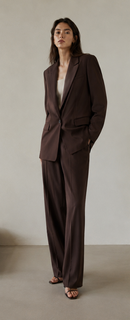 Cocoa Command Tailored Pants  Brown
