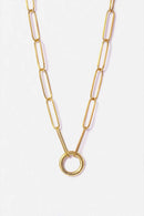 LN047G Rocket Chain Necklace GV 45cm