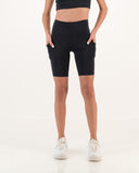 Midi Biker Shorts Black