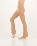 Ribbed Flare Pants/Nude