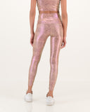 Snake Active Leggings Blush