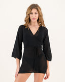 Knit Cover Up Black One Size