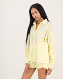 License To Chill Linen Set Lemon