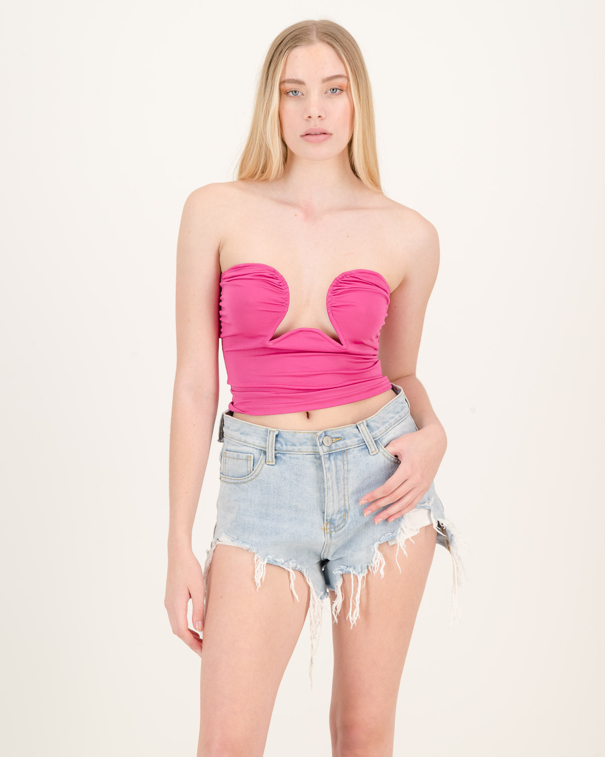 Stone Cold Wired Top Pink
