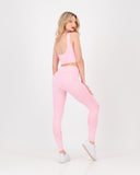 Asymmetrical Sports Bra Pink